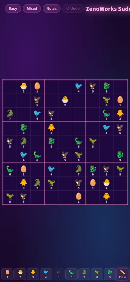 ZenoWorks Sudoku｜The board